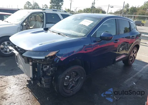 2025 Nissan Kicks Sv Fwd from USA, damaged, VIN 3N8AP6CA0SL374304